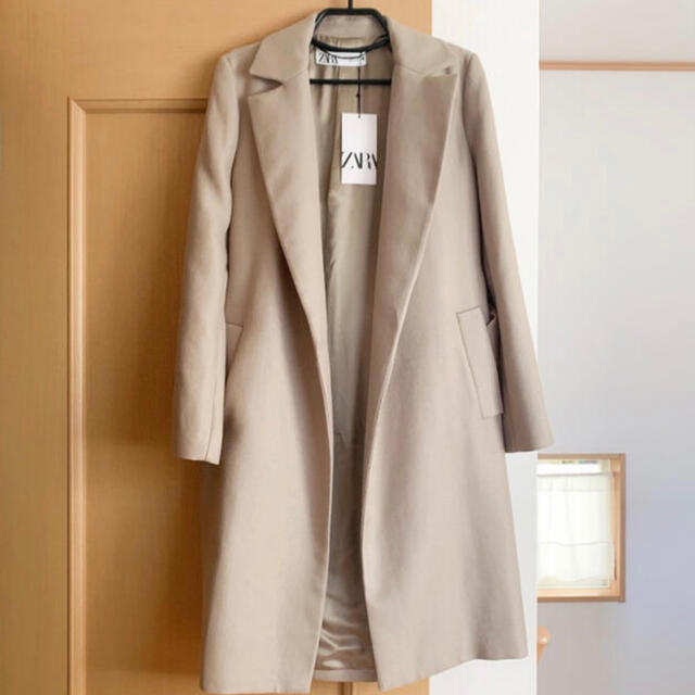 ZARA(ザラ)の未使用　ザラ　コート レディースのジャケット/アウター(チェスターコート)の商品写真