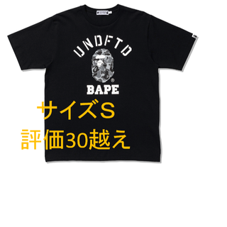 アベイシングエイプ(A BATHING APE)のBAPE X UNDFTD COLLEGE TEE Sサイズ(Tシャツ/カットソー(半袖/袖なし))