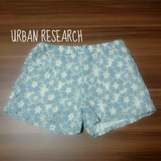 アーバンリサーチ(URBAN RESEARCH)のレースフラワー＊ショートパンツ(ショートパンツ)