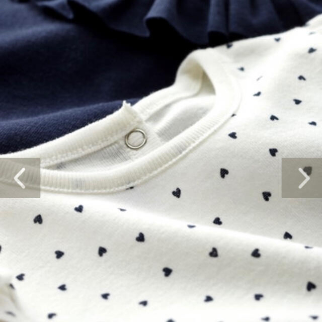 PETIT BATEAU(プチバトー)の✳︎ご専用✳︎ 新品未使用 プチバトー 長袖 カットソー　2枚組 24m キッズ/ベビー/マタニティのキッズ服女の子用(90cm~)(Tシャツ/カットソー)の商品写真