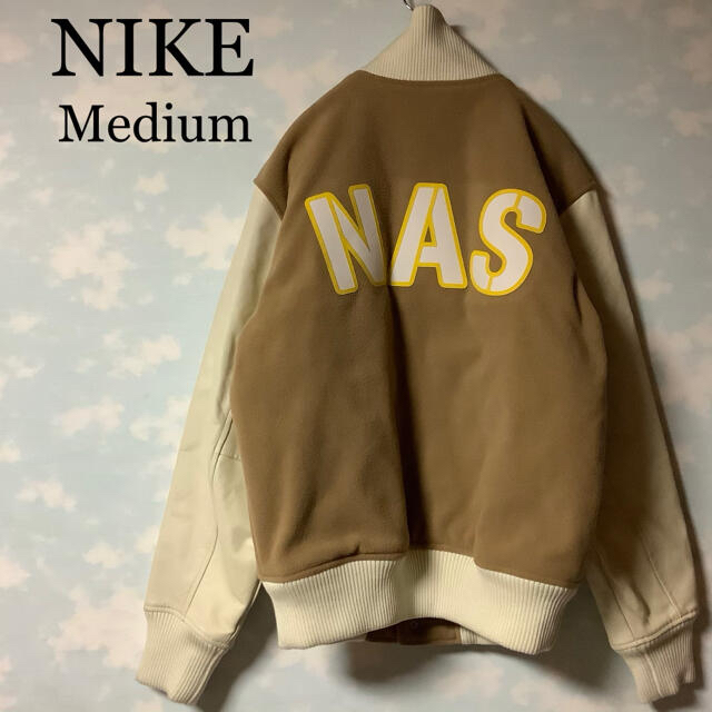 NIKE スタジャン NAS ベージュ ストリートファッション 77