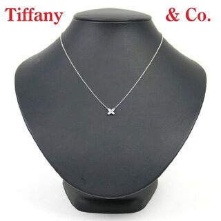 ティファニー(Tiffany & Co.)の【超美品】ティファニー ビクトリア ダイヤ付 Pt950 ネックレス(ネックレス)