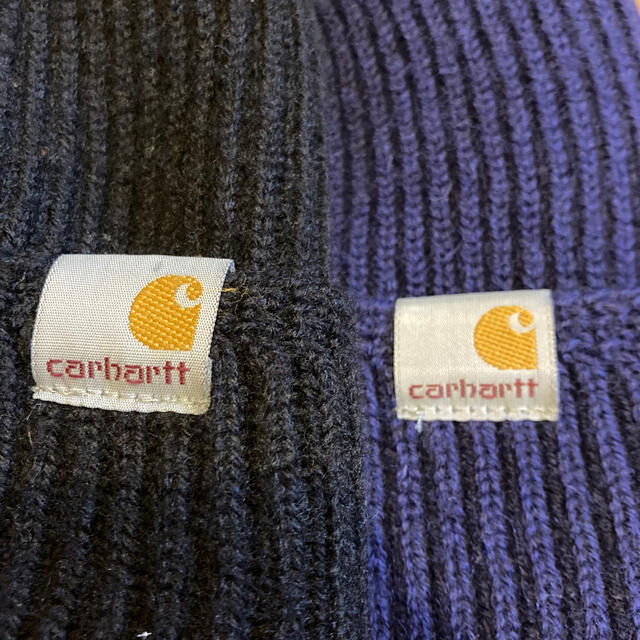 Supreme(シュプリーム)のCarhartt wip カーハート ニットキャップ ブラック ネイビー メンズの帽子(ニット帽/ビーニー)の商品写真