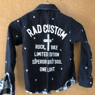 ラッドカスタム(RAD CUSTOM)のRAD CUSTOM リバーシブルシャツ　130(ブラウス)