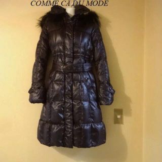 コムサデモード(COMME CA DU MODE)のCOMME CA DU MODEコムサデ♡ファイブフォックスファー光沢ダウンコー(ダウンコート)