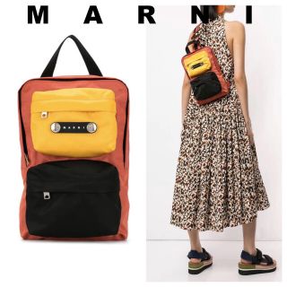 マルニ(Marni)の【なぁさん専用】MARNIマルニ バックパック リュック ロブスターカラー(バッグパック/リュック)