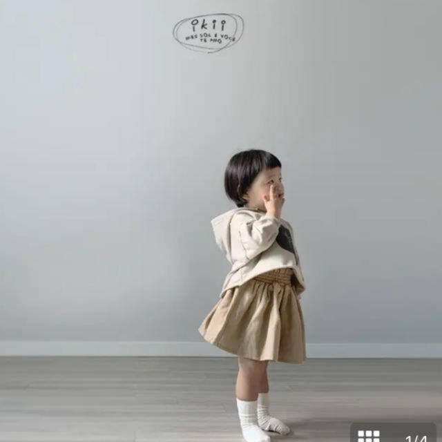 韓国子供服 ikii パーカートップス キッズ/ベビー/マタニティのキッズ服男の子用(90cm~)(Tシャツ/カットソー)の商品写真