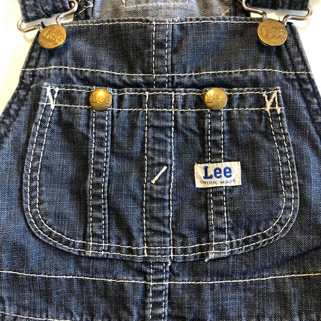 Lee(リー)のLee  デニムジャンパースカート キッズ/ベビー/マタニティのキッズ服女の子用(90cm~)(スカート)の商品写真