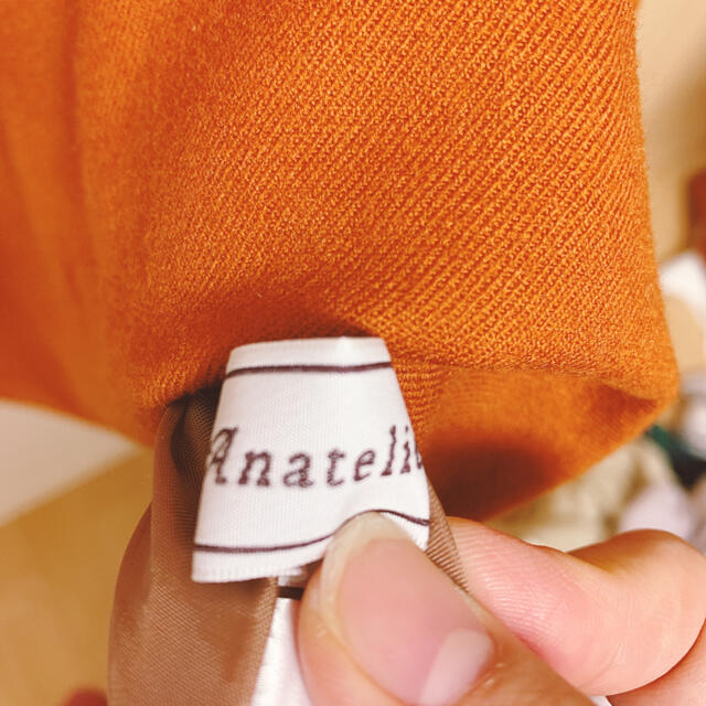 anatelier(アナトリエ)のアナトリエ バックリボン付きジャンパースカート レディースのワンピース(ひざ丈ワンピース)の商品写真