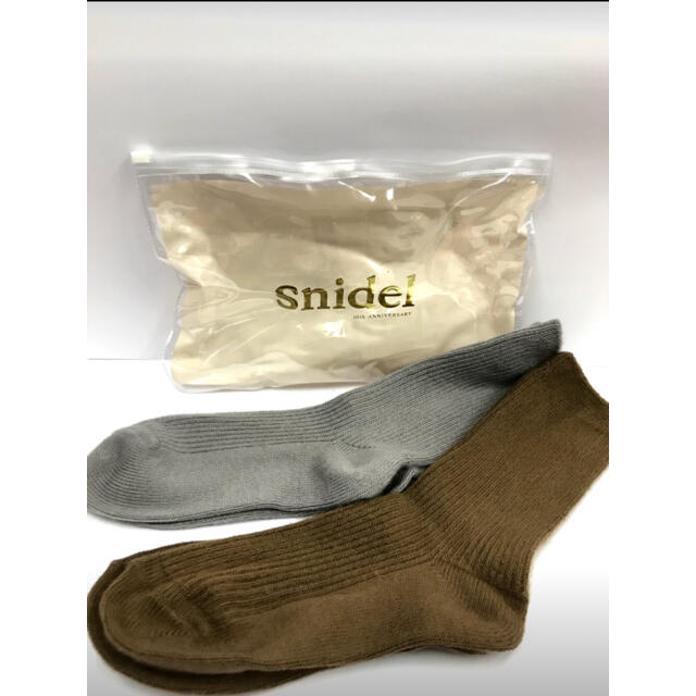 SNIDEL(スナイデル)のスナイデル ※snidel※    靴下　2足セット レディースのレッグウェア(ソックス)の商品写真