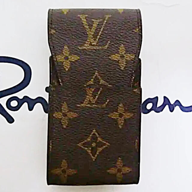 LOUIS VUITTON(ルイヴィトン)のＬＯＵＩＳ ＶＵＩＴＴＯＮルイヴィトンモノグラム本革シガレットタバコケ－ス新品 メンズのファッション小物(タバコグッズ)の商品写真