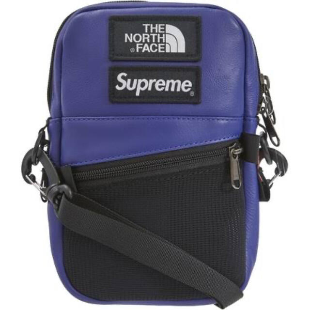 Supreme north face leather shoulder bagバッグ