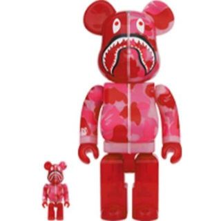 BAPE CLEAR CAMO BE@RBRICK100%& 400% PINK(その他)