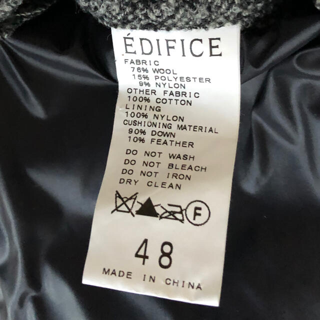 EDIFICE(エディフィス)のダウンジャケット メンズのジャケット/アウター(ダウンジャケット)の商品写真