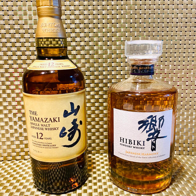 サントリー(サントリー)のサントリー山崎12年 700ml  響 700ml NV 2本セット 食品/飲料/酒の酒(ウイスキー)の商品写真