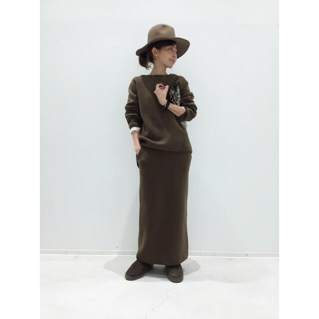 アパルトモン Knitプルオーバー&Knitスカート セットアップ | www