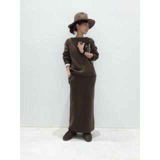 アパルトモンドゥーズィエムクラス(L'Appartement DEUXIEME CLASSE)のアパルトモン　Knitプルオーバー&Knitスカート セットアップ(ニット/セーター)