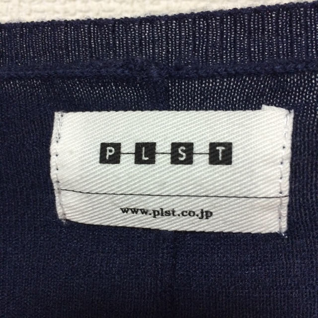 PLST(プラステ)のプラステ トップス ネイビー レディースのトップス(カットソー(半袖/袖なし))の商品写真