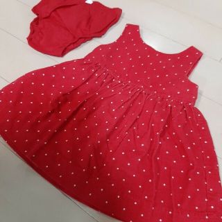 ベビーギャップ(babyGAP)の値下げ　Baby Gap ワンピース ジャンパースカート　70cm 6-12M(ワンピース)