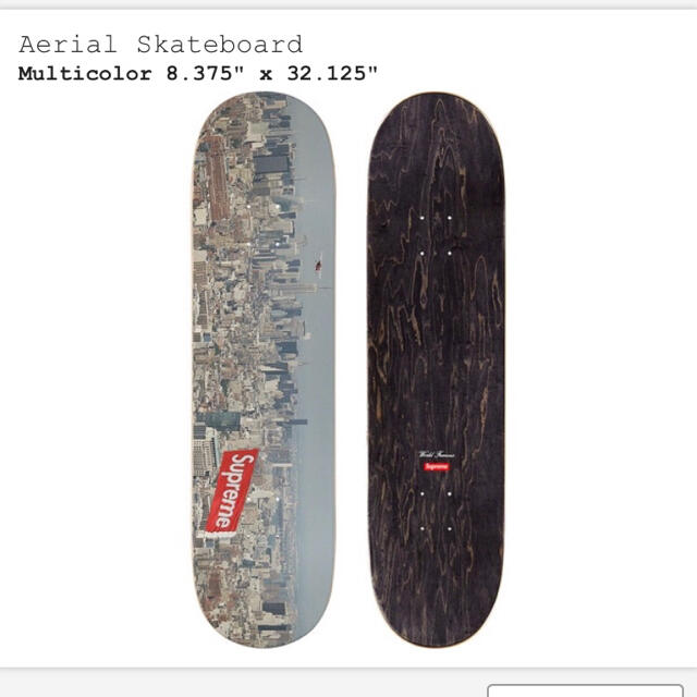 大量入荷 Supreme Skateboard Aerial Supreme - スケートボード