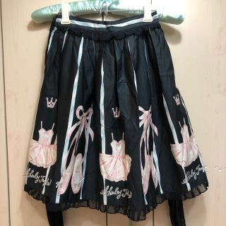 シャーリーテンプル(Shirley Temple)の【エマまま様専用】シャーリーテンプル140黒バレエ柄スカート(スカート)