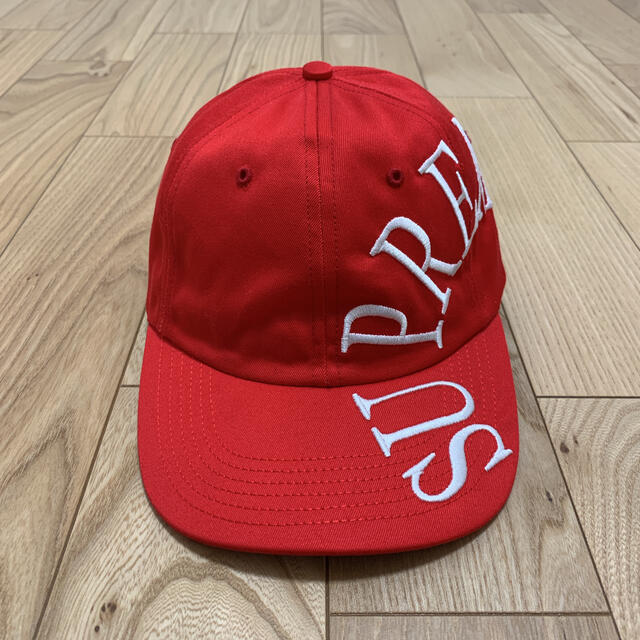 SUPREME シュプリーム 18SS Side Arc Logo 6-Panel Cap サイドアーチロゴ6パネルキャップ ブラック