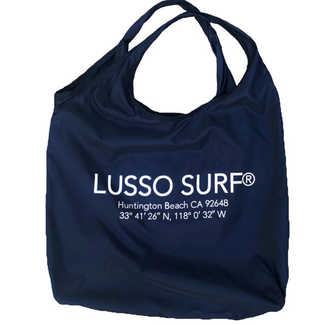 Ron Herman(ロンハーマン)の買い物に便利☆LUSSO SURF トートバッグ　エコバッグ　ブラック レディースのバッグ(エコバッグ)の商品写真
