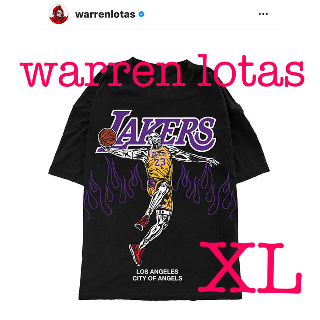warren lotas 2020 Lakers XLトップス