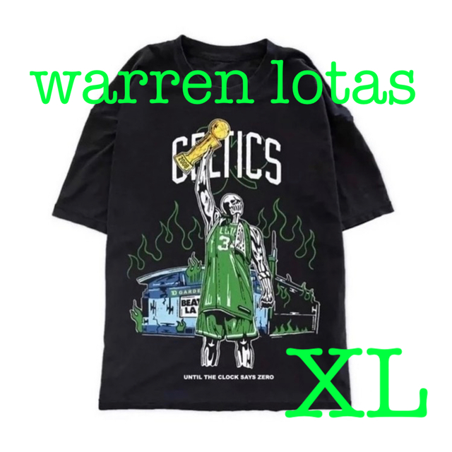 warren lotas 2020 セルティックス ブラック メンズのトップス(Tシャツ/カットソー(半袖/袖なし))の商品写真