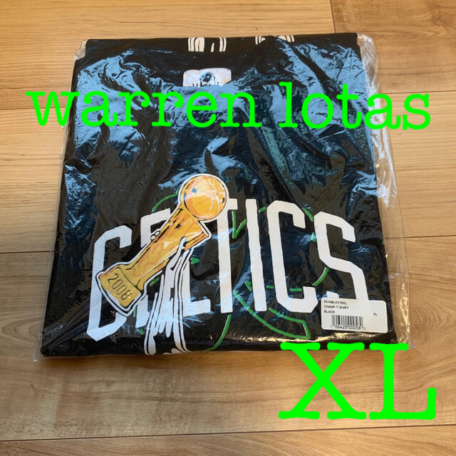 warren lotas 2020 セルティックス ブラック メンズのトップス(Tシャツ/カットソー(半袖/袖なし))の商品写真