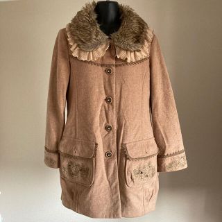 アクシーズファム(axes femme)のaxes femme コクーンコート ベージュ(ロングコート)