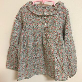 ボンポワン(Bonpoint)のお値下げ！【美品】BONTON 花柄ブラウス 6(ブラウス)