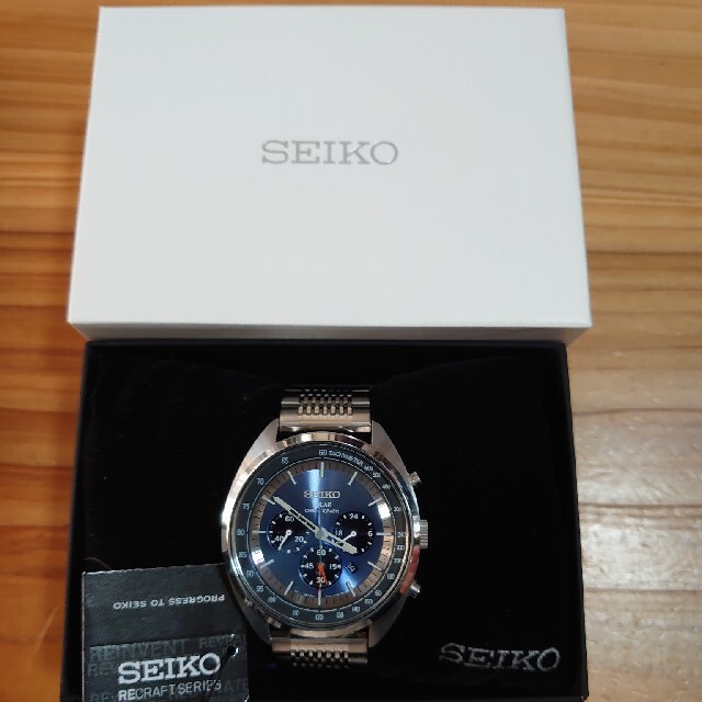 SEIKO - SEIKO SSC667 セイコークロノグラフ 箱 説明書 バンド3