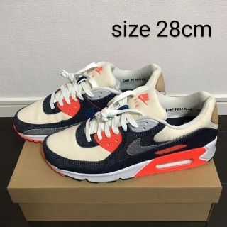 ナイキ(NIKE)の【新品未使用】DENHAM × NIKE AIR MAX 90　28cm(スニーカー)