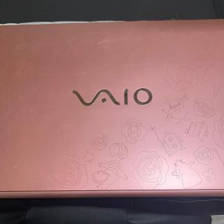 ソニー(SONY)のノートパソコン VAIOWindows10 ピンク(ノートPC)