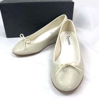 レペット(repetto)の専用【美品】レペット レザー ウェッジソール パンプス 約23cm(ハイヒール/パンプス)