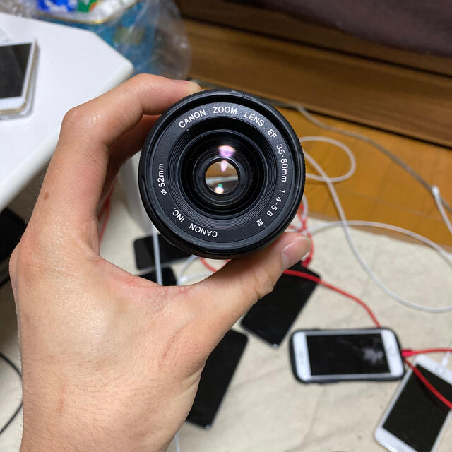 Canon(キヤノン)のCanon EFマウント 35-80mm 生産終了商品 レンズキャップ付き スマホ/家電/カメラのカメラ(レンズ(ズーム))の商品写真