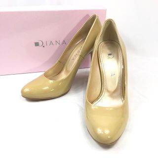 ダイアナ(DIANA)の専用【良品】 DIANA ダイアナ プレーントゥ エナメル  パンプス 24cm(ハイヒール/パンプス)