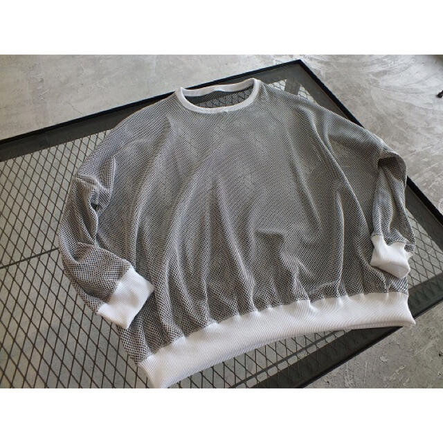 JieDa REVERSIBLE MESH BIG CREW WHT/BLK | フリマアプリ ラクマ