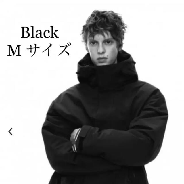 UNIQLO +J ハイブリッドダウンオーバーサイズパーカ Black