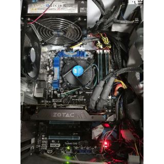 LGA1156 マザーボード、CPU、電源、メモリー、HDD、グラボ　セット