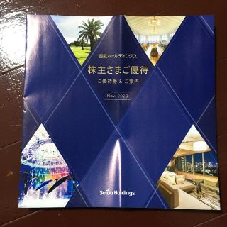 サイタマセイブライオンズ(埼玉西武ライオンズ)の西武HD 株主優待1冊　1000株以上② 最新 西武鉄道(その他)