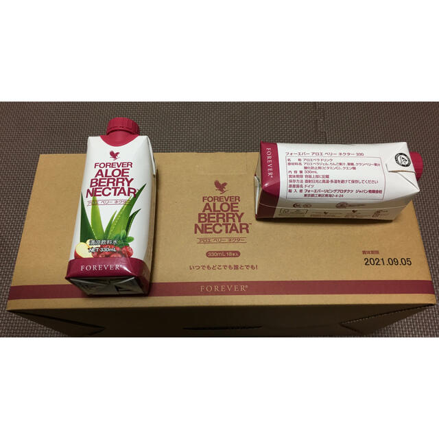d フォーエバー FOREVER アロエベリーネクター 330ml 18本入り - その他