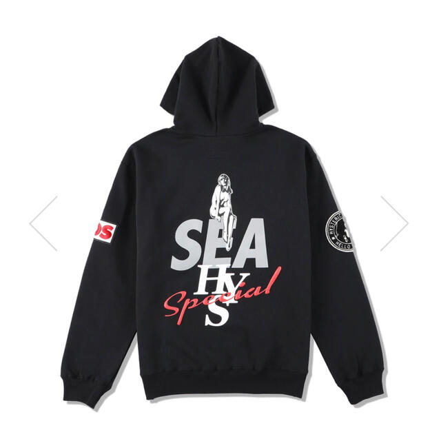 HYSTERIC GLAMOUR(ヒステリックグラマー)のwind and sea hysteric glamour hoodie メンズのトップス(パーカー)の商品写真