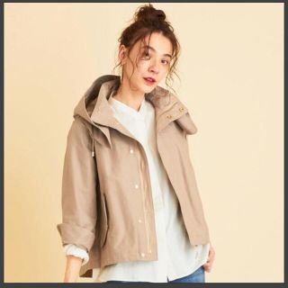 ビューティアンドユースユナイテッドアローズ(BEAUTY&YOUTH UNITED ARROWS)のchi様専用　グログランフードマウンテンパーカー -2WAY/撥水加工(マウンテンパーカー)