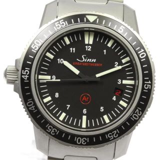 シン(SINN)の★箱・保 ジン  デイト  603 自動巻き メンズ 【中古】(腕時計(アナログ))