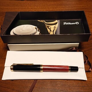 ペリカン(Pelikan)のペリカン　万年筆　M800　スーベレーン　ボルドー軸(ペン/マーカー)