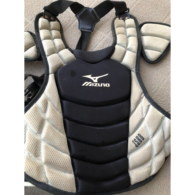 MIZUNO(ミズノ)の軟式キャッチャー防具一式セット　ヘルメット付き　黒　ミズノプロ 初代モデル スポーツ/アウトドアの野球(防具)の商品写真