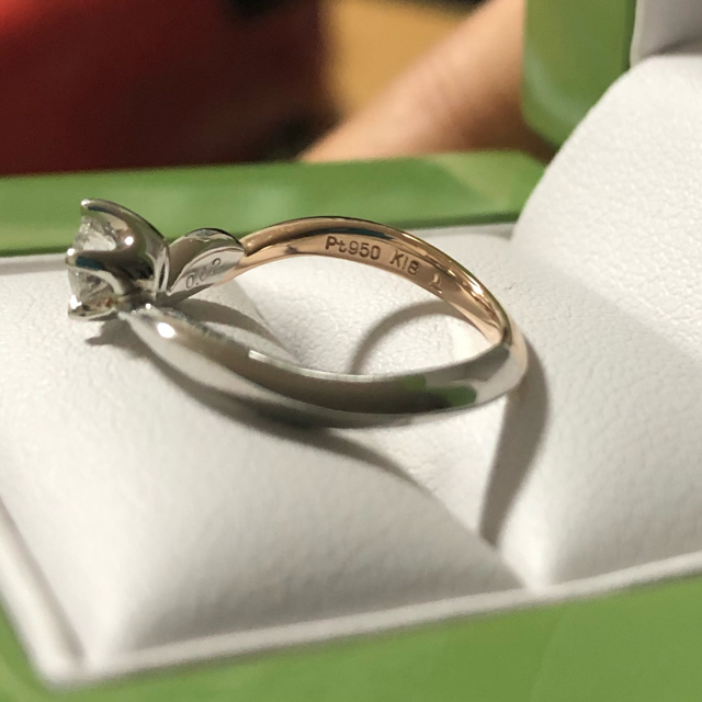 ラパージュ lapage エンゲージリング 婚約指輪 レディースのアクセサリー(リング(指輪))の商品写真