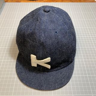 カブー(KAVU)のKAVU ベースボールキャップ デニム 帽子　used 美品！(キャップ)